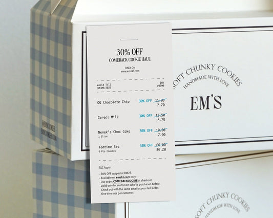 If you’ve ordered from emskl.com before  💌