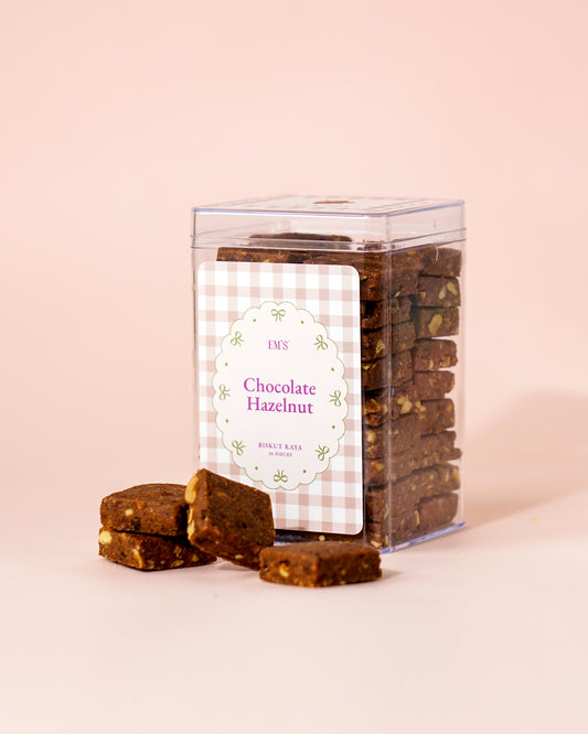 Chocolate Hazelnut Biskut Raya