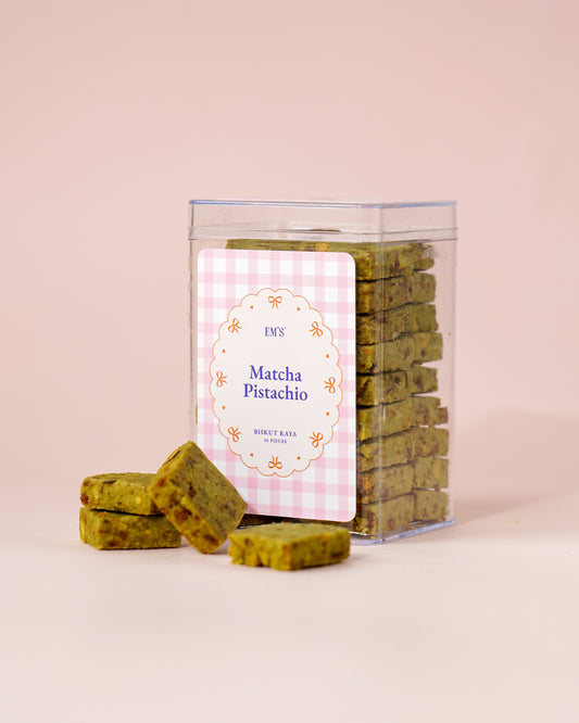 Matcha Pistachio Biskut Raya